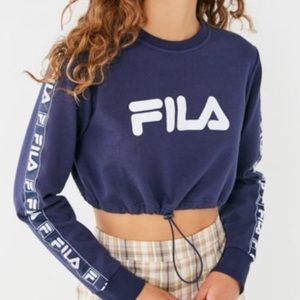 FILA Carol Taped Cropped Top